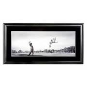 Tiger Woods Signed Sweet Swing Framed Panoramic Photo